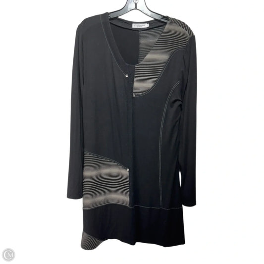 Dress Casual Short By Dzhauael Couture In Black, Size: Xl