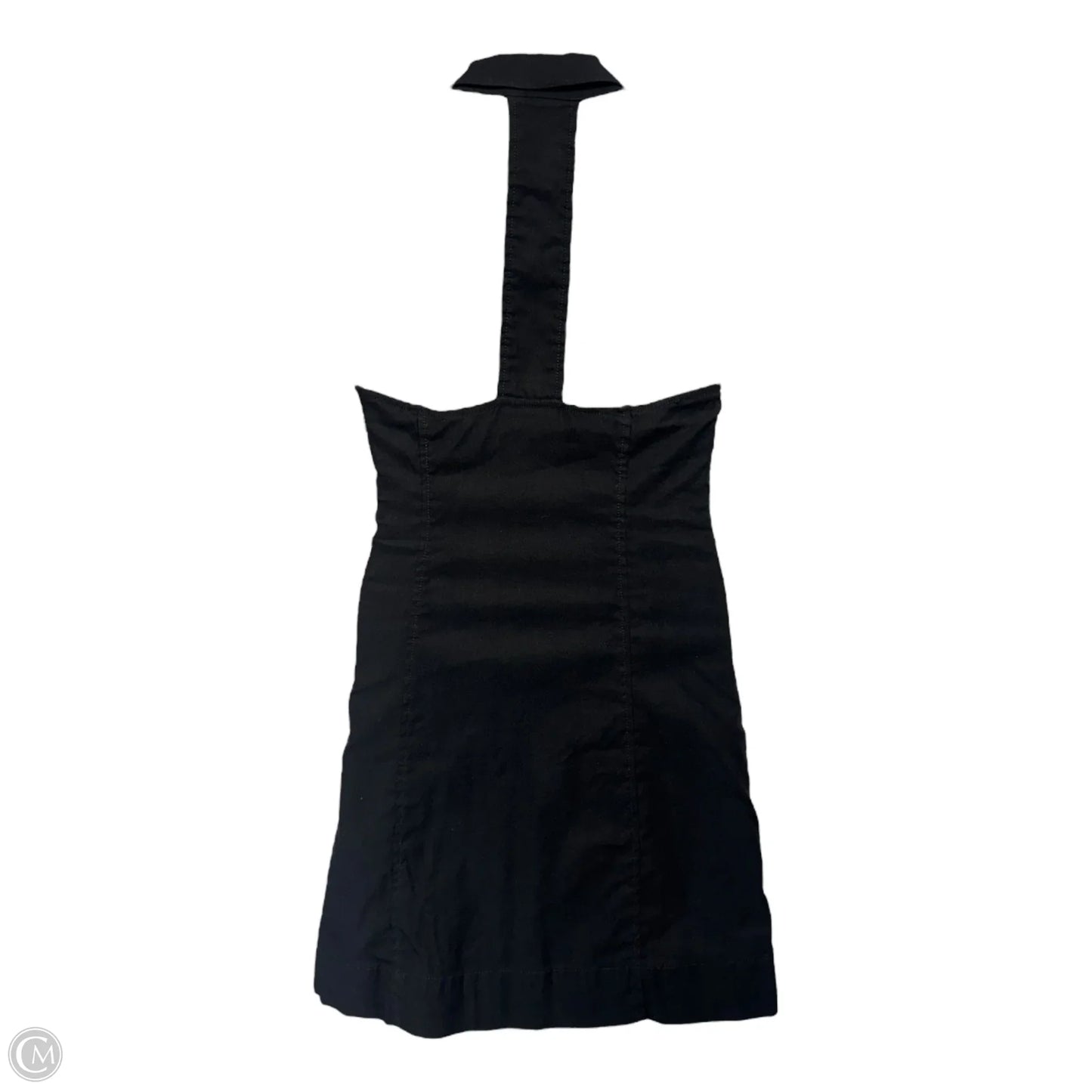 The Amelia Collared Mini Dress By Maeve In Black, Size: M