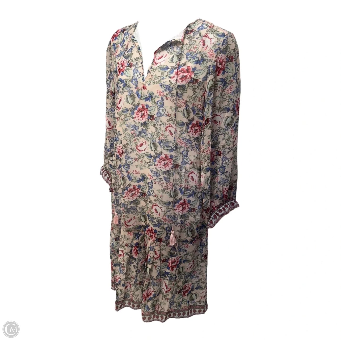Ramona Floral Peasant Dress By Raga X Anthropologie, Size: M