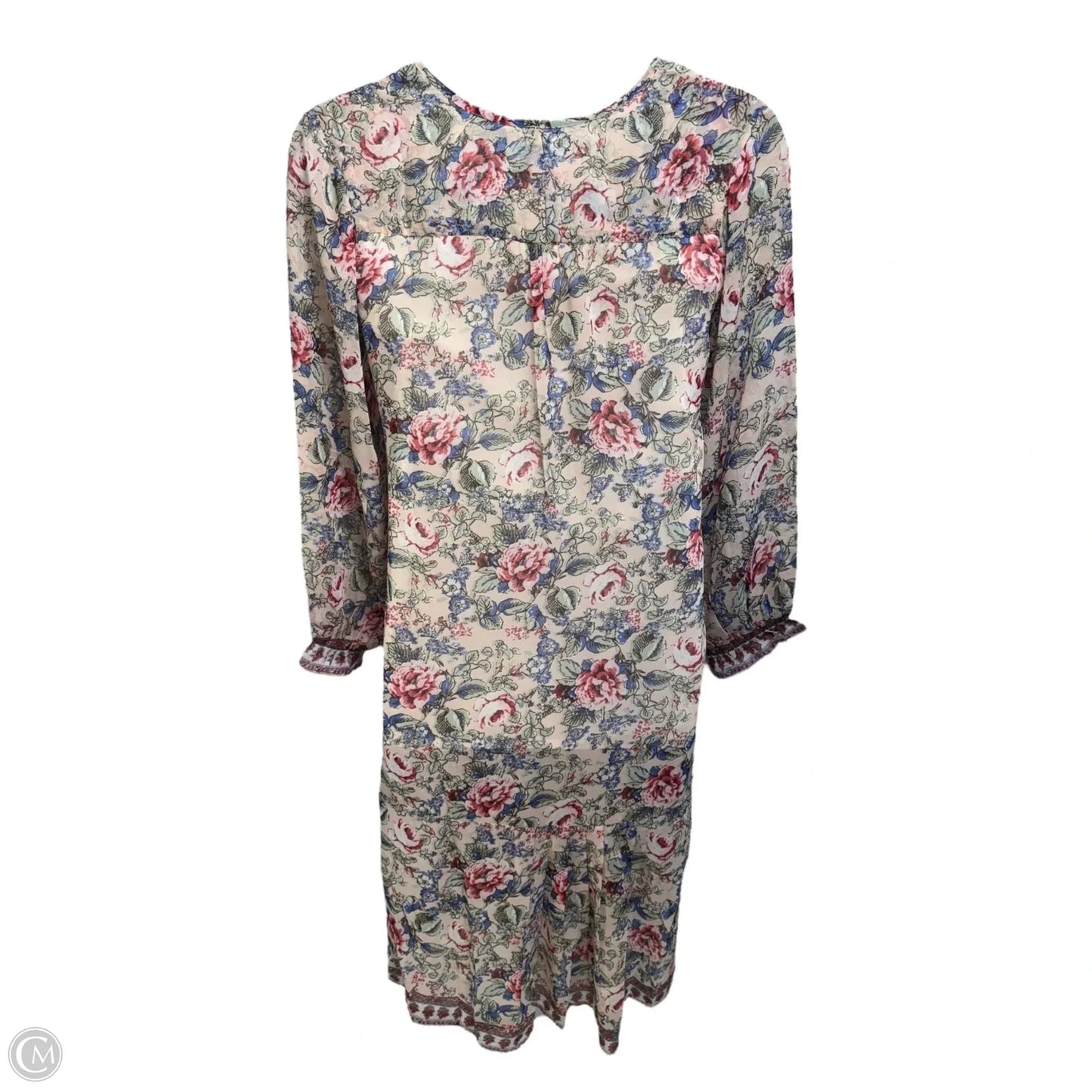 Ramona Floral Peasant Dress By Raga X Anthropologie, Size: M