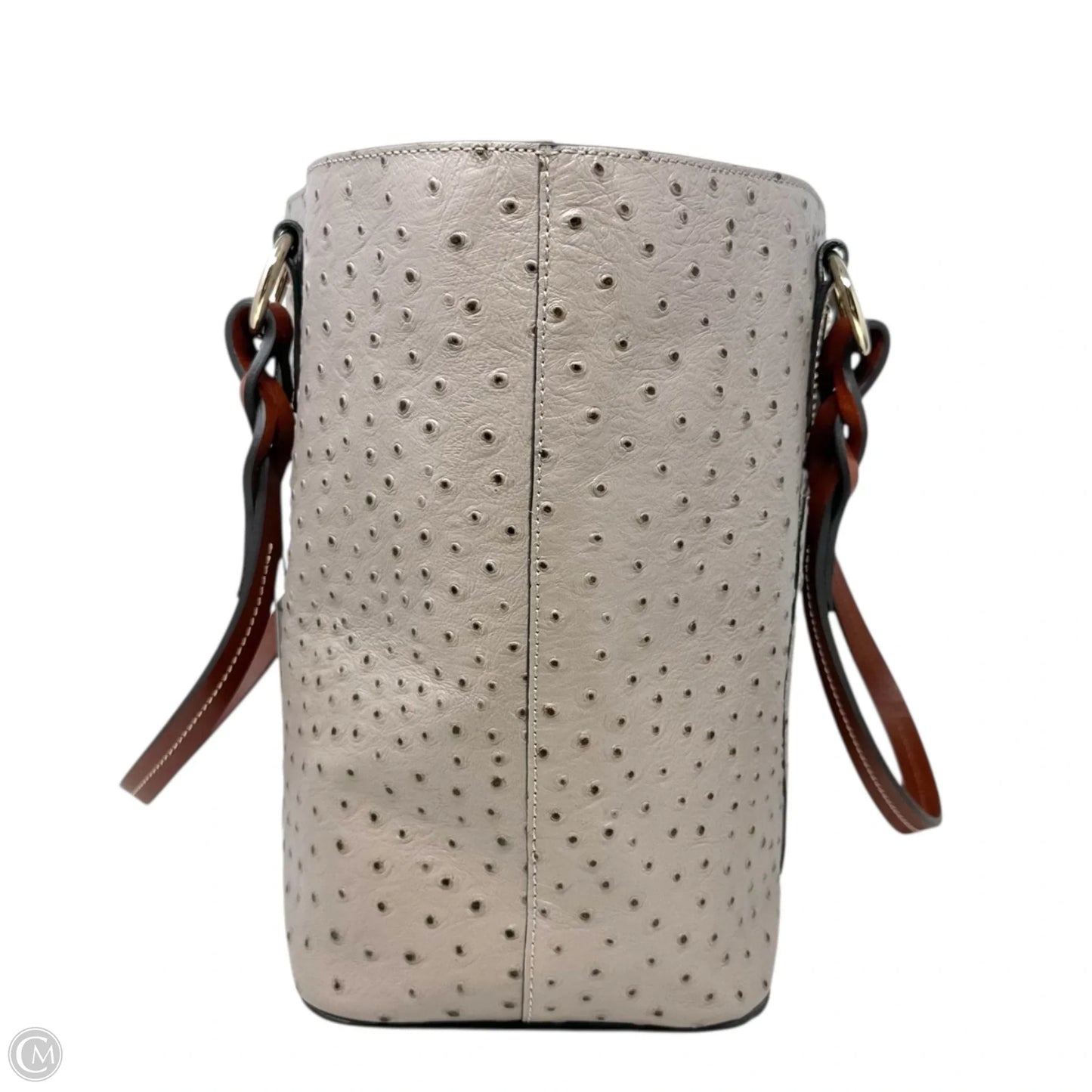 Ostrich Tammy Tote Designer By Dooney And Bourke, Size: Large
