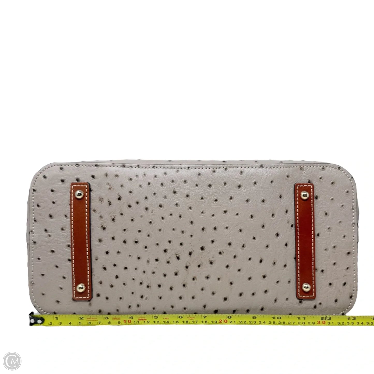 Ostrich Tammy Tote Designer By Dooney And Bourke, Size: Large