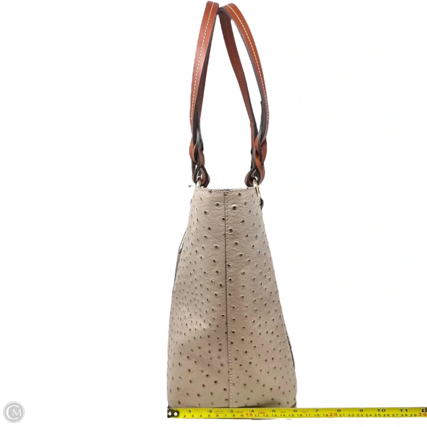Ostrich Tammy Tote Designer By Dooney And Bourke, Size: Large