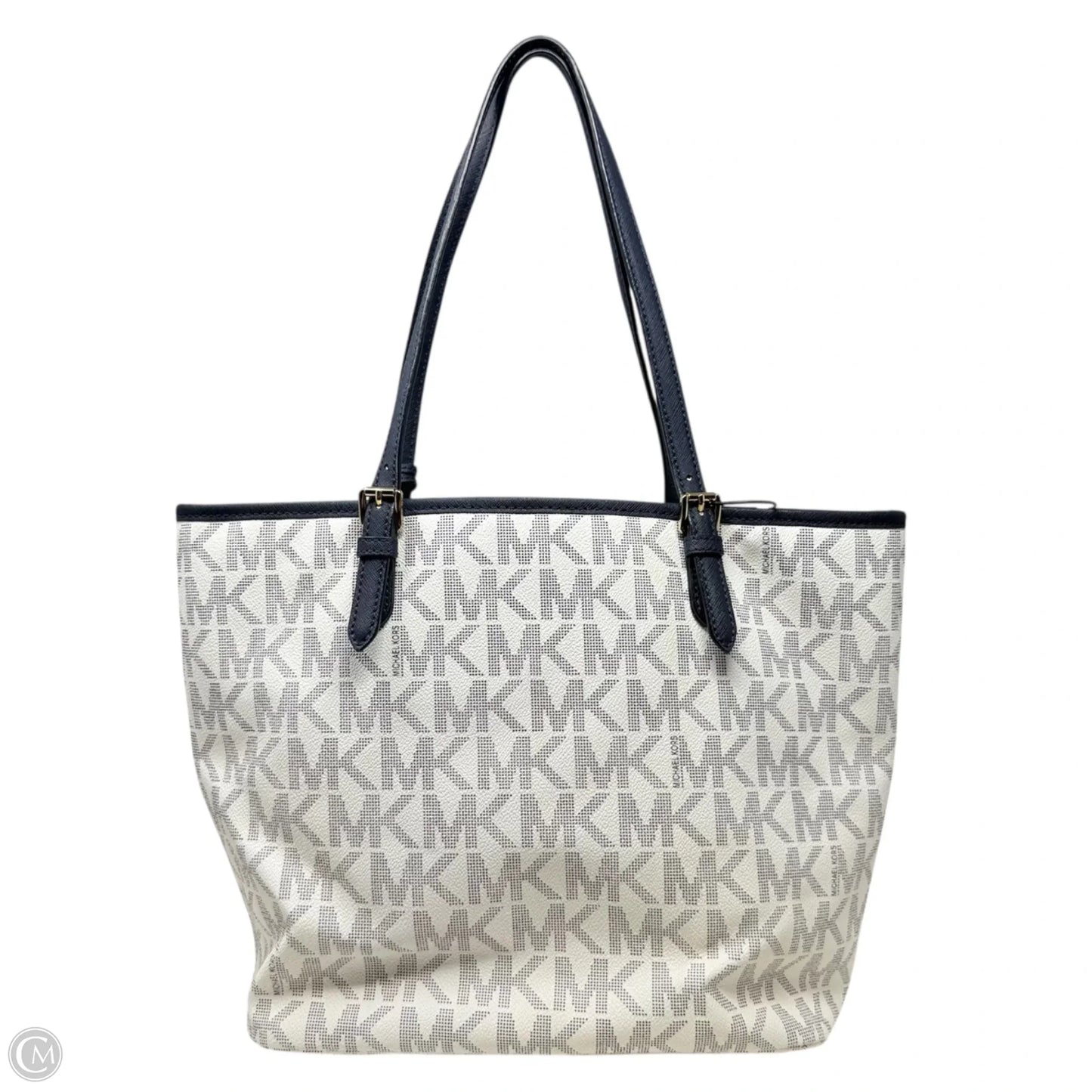 Jet Set Snap Pocket Tote By Michael By Michael Kors In Signature Canvas, Size: Large