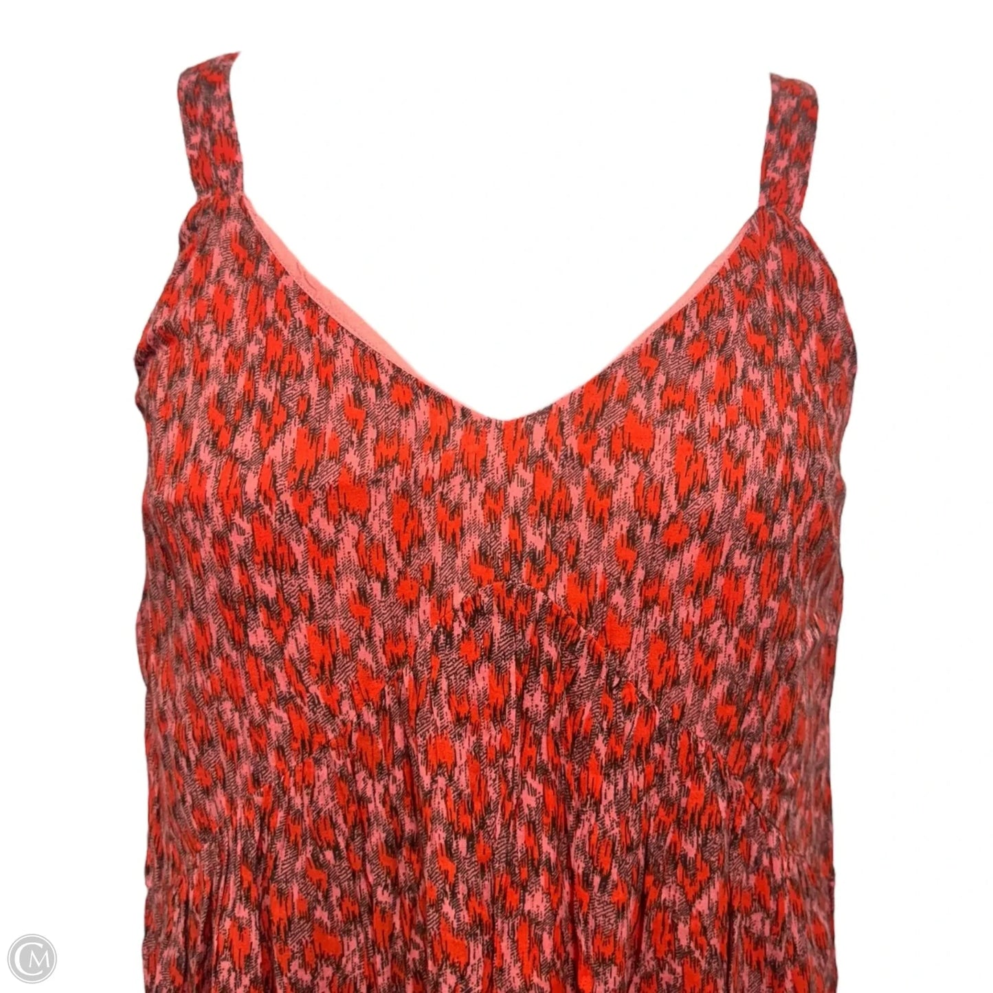 Dress Casual Maxi By Joie In Orange & Pink, Size: M