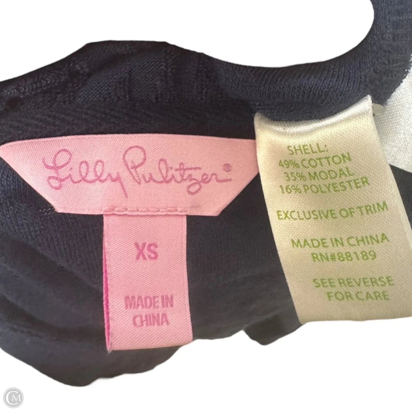 Emera Terry Dress Swimwear Cover-up Designer By Lilly Pulitzer In Blue, Size: Xs