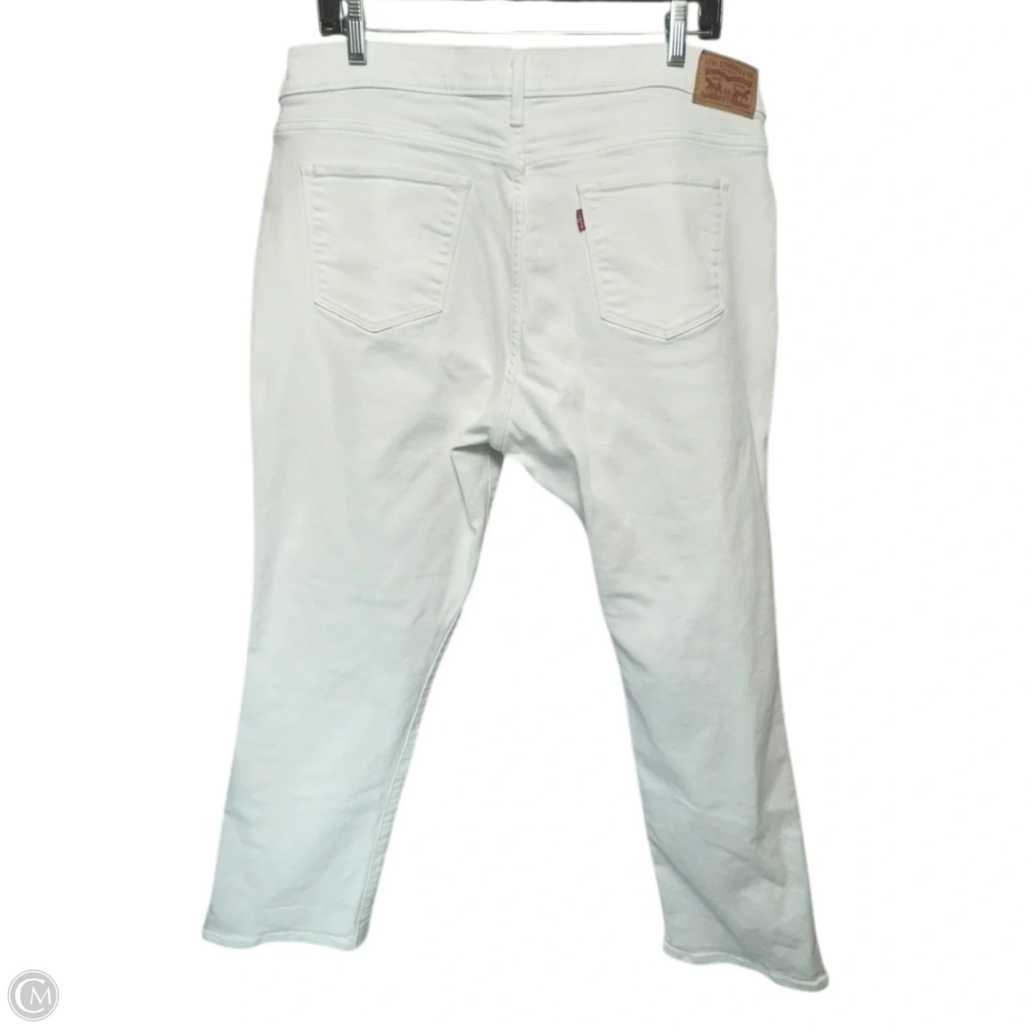 Jeans Classic Straight By Levis In White, Size: 16