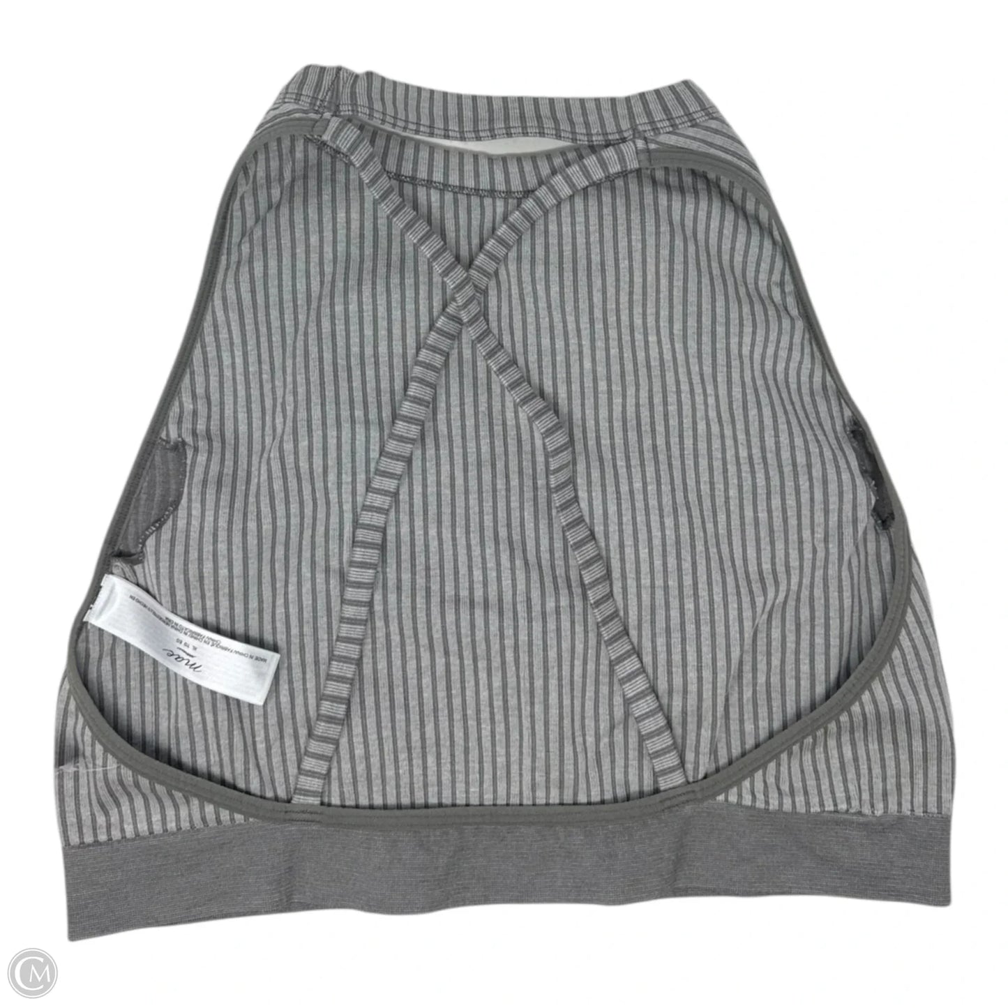Athletic Bra By Mae In Striped Pattern, Size: Xl