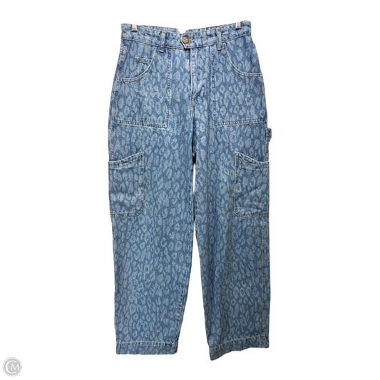 Jeans Wide Leg By Anthropologie In Blue Denim, Size: 8