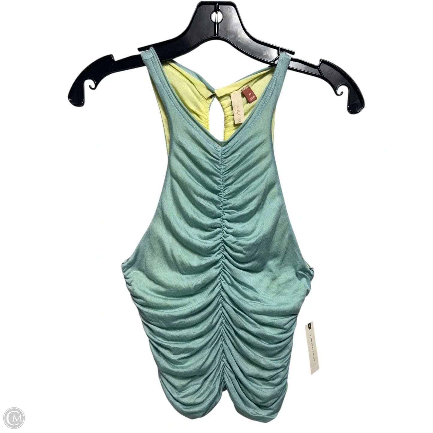 Ruched Top Sleeveless By Pilcro In Aqua, Size: Xs