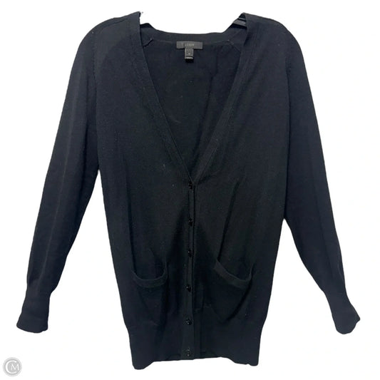 Sweater Cardigan By J. Crew In Black, Size: S
