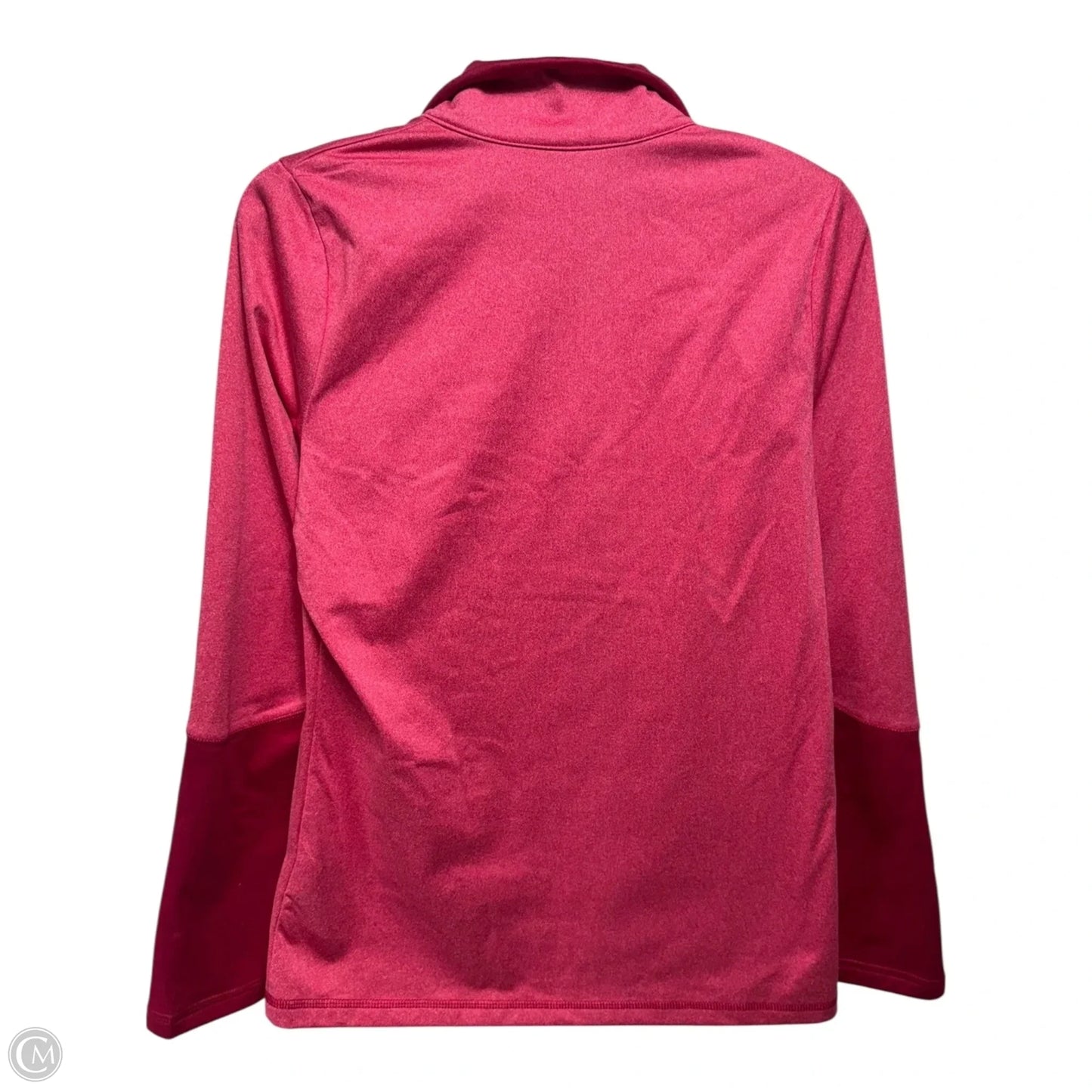 Athletic Top Long Sleeve Collar By The North Face In Pink, Size: M