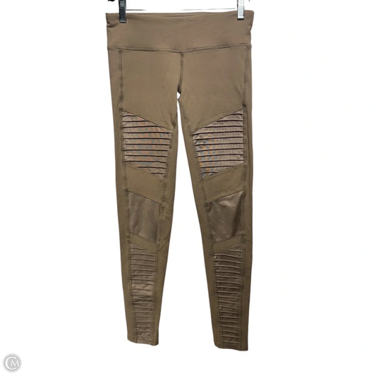 Athletic Leggings By Alo In Tan, Size: S