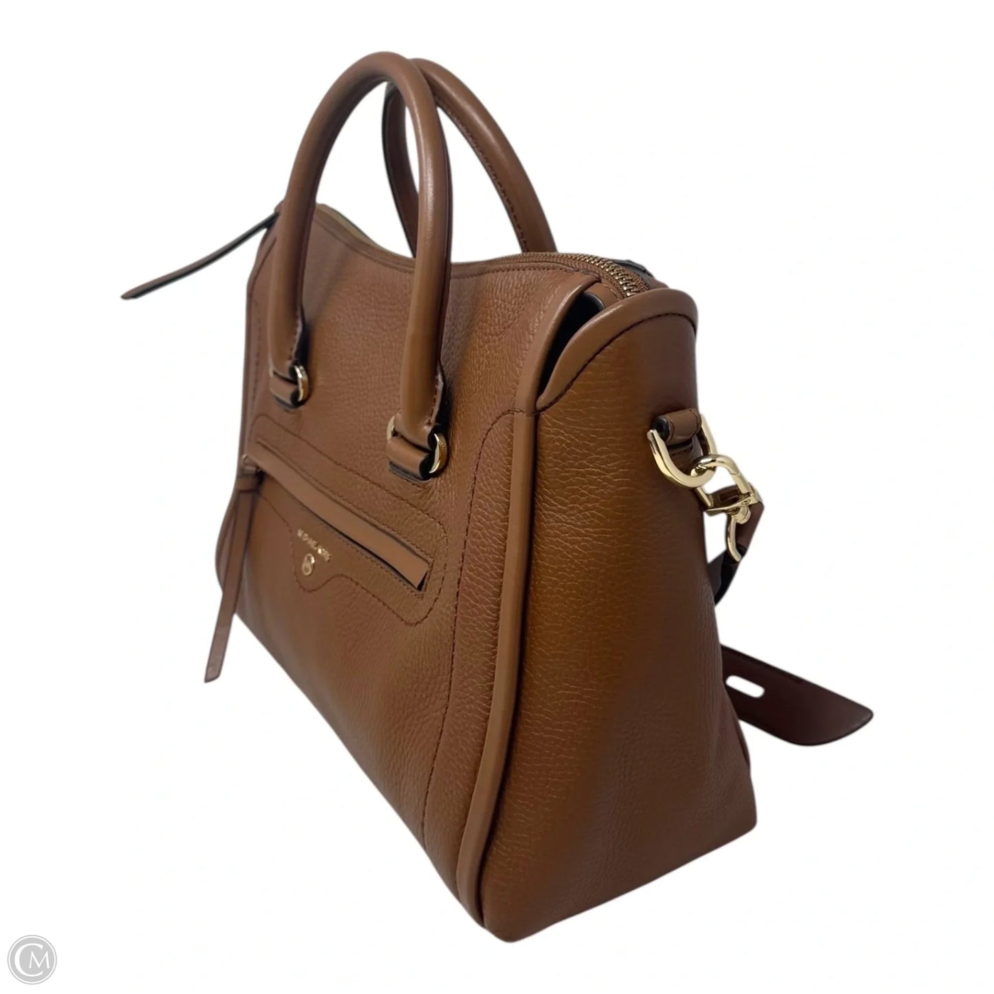 Carine Satchel Handbag Leather By Michael By Michael Kors, Size: Medium