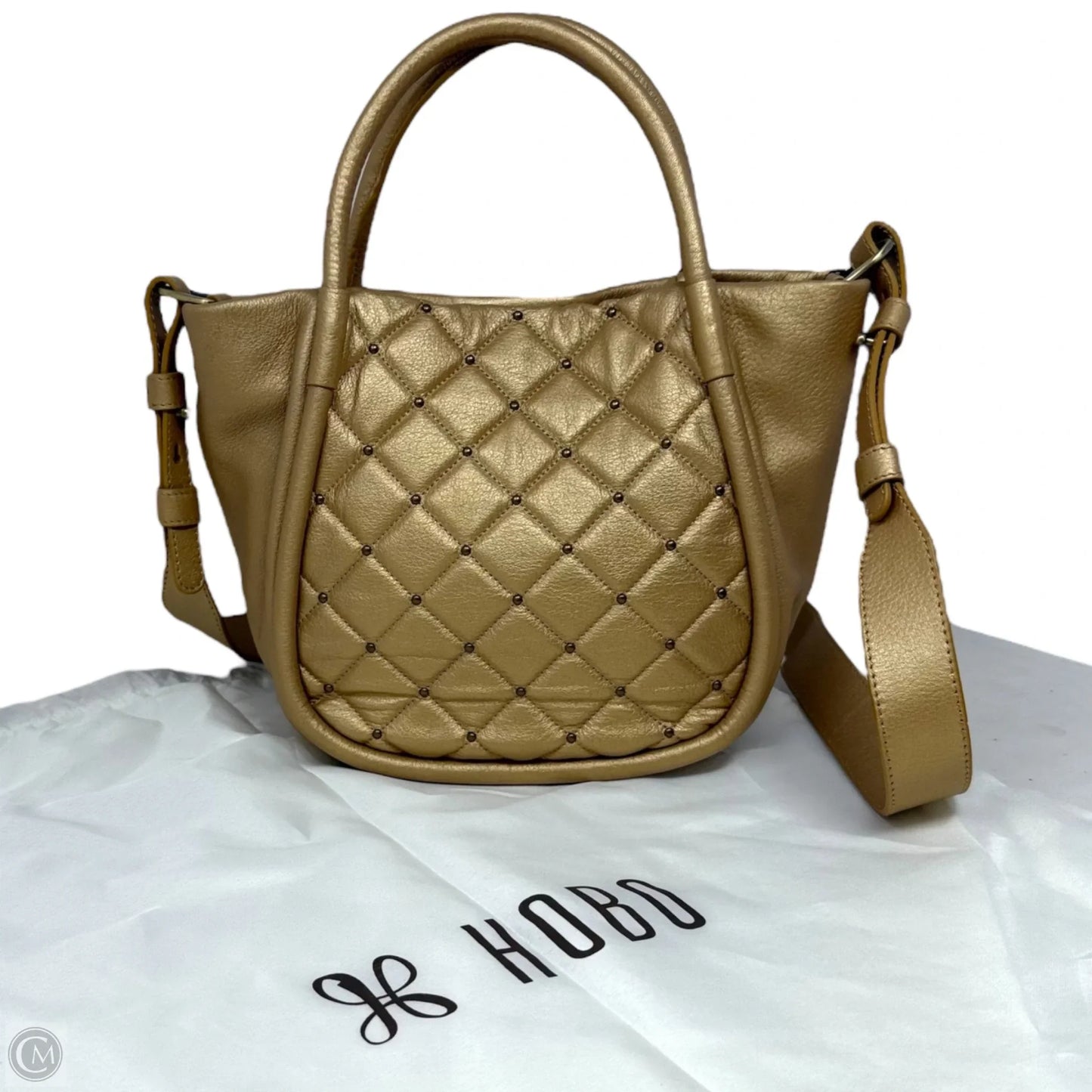 Margot Quilted Studded Leather Satchel By Hobo Intl, Size: Medium