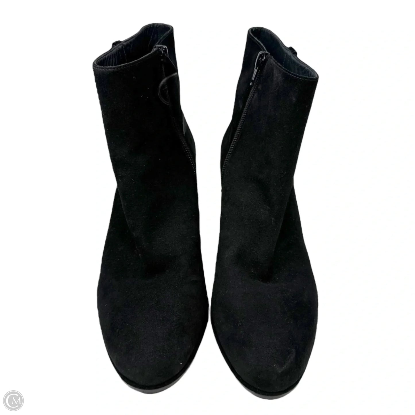 Sidetrack Wedge Boots Designer By Stuart Weitzman In Black, Size: 11.5