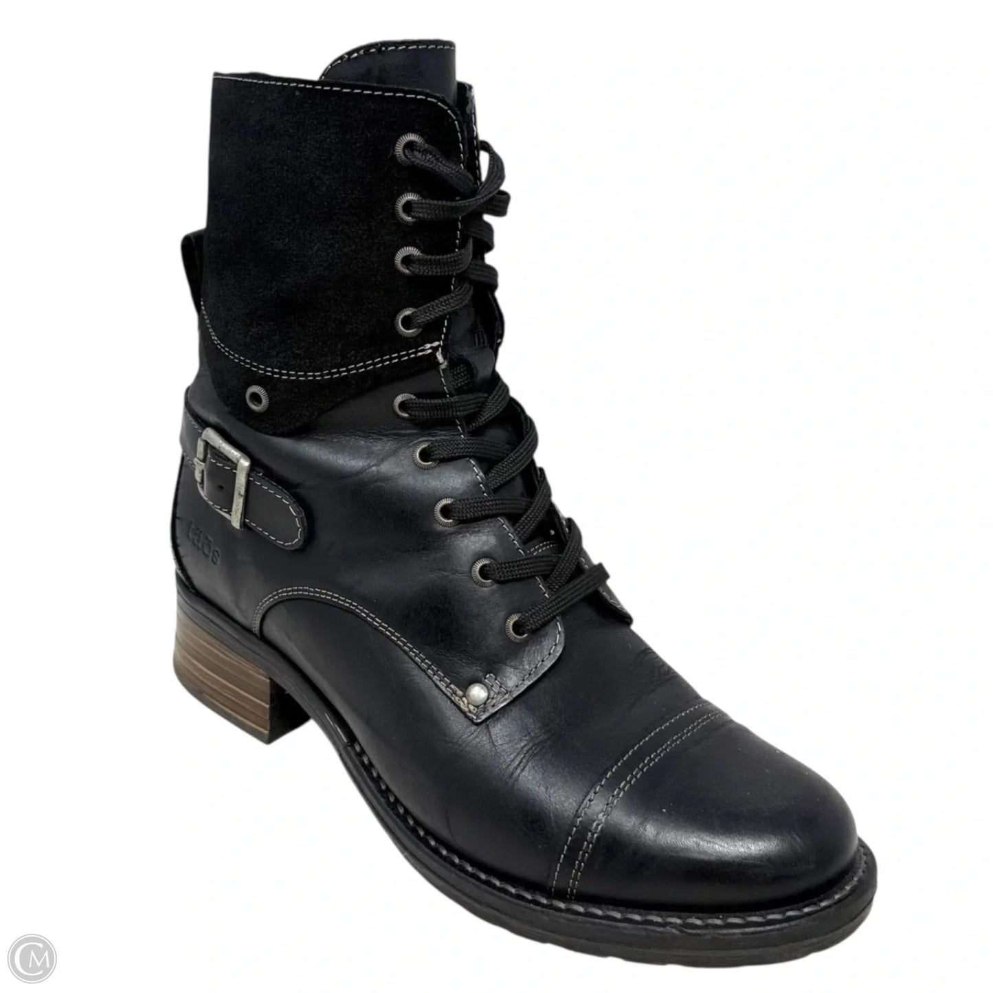 Crave Leather Combat Boots By Taos In Black, Size: 11.5