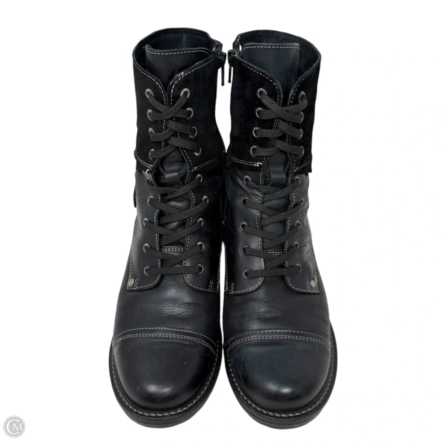 Crave Leather Combat Boots By Taos In Black, Size: 11.5