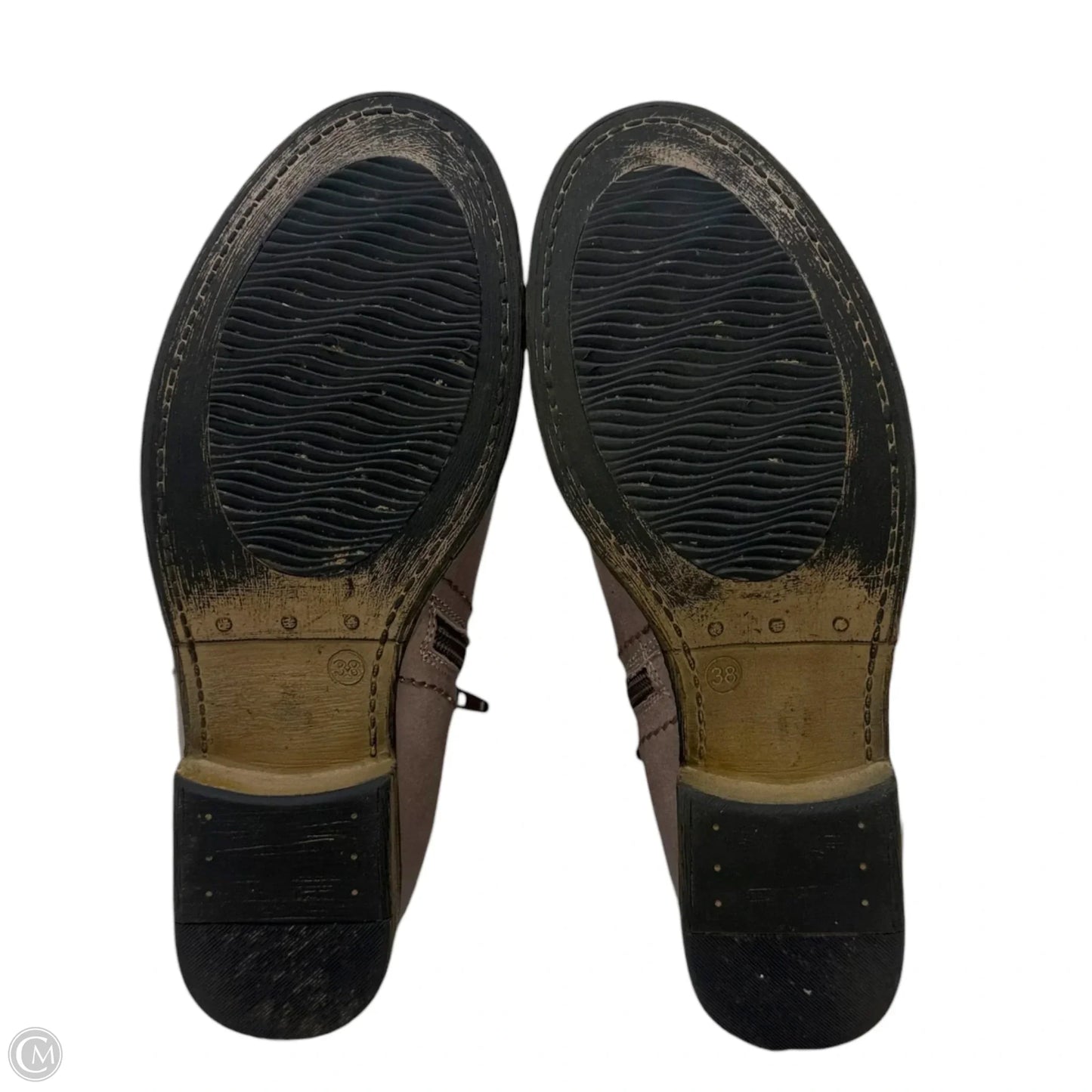 Oziel Leather Booties By Spring Step In Taupe, Size: 7.5