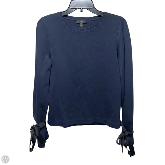 Top Long Sleeve By J. Crew In Navy, Size: Xs