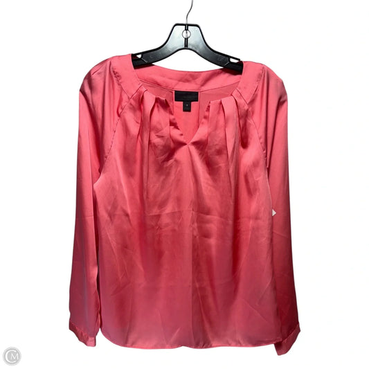 Top Long Sleeve By Worthington In Orange, Size: S