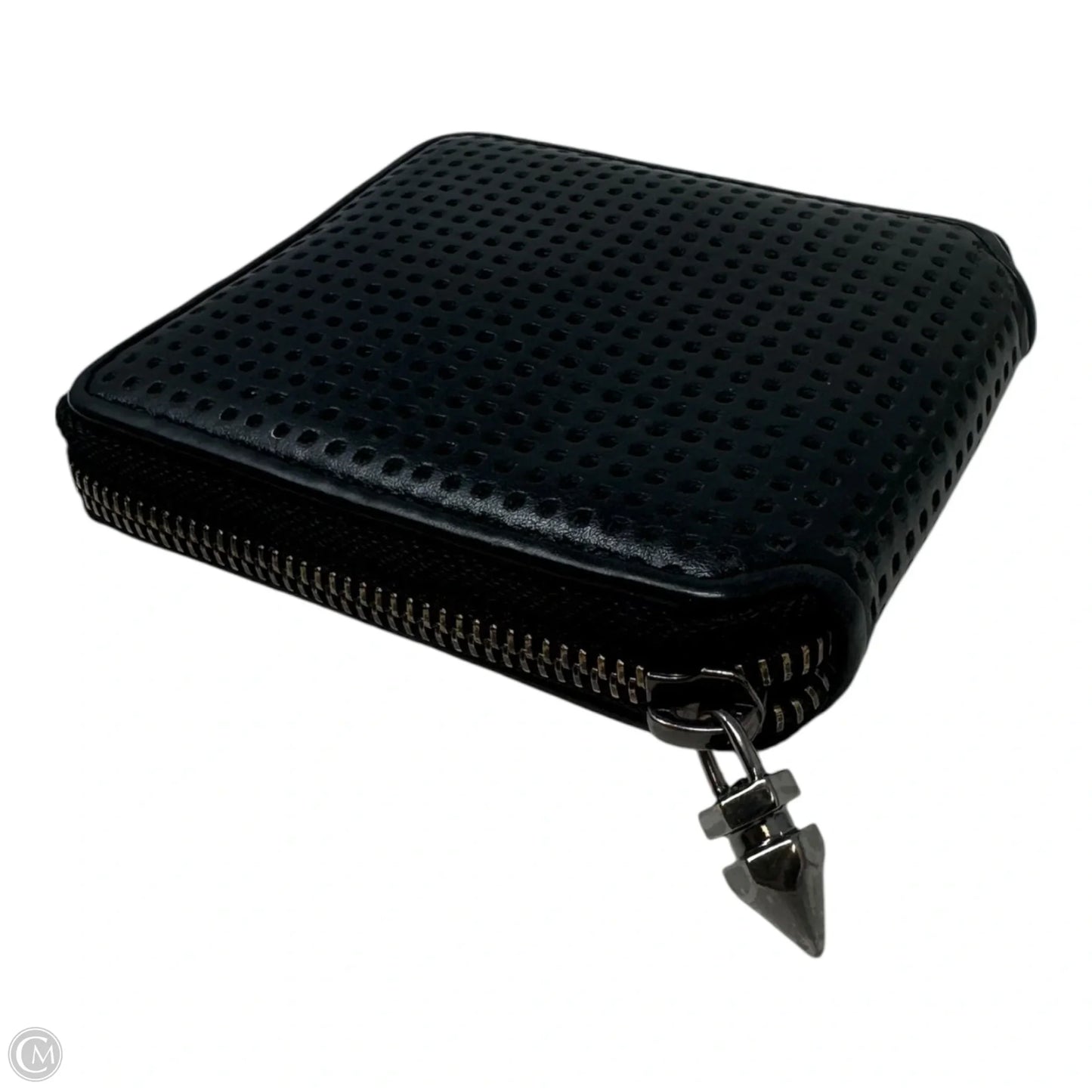 Perforated Zip Bifold Wallet Designer By All Saints, Size: Small