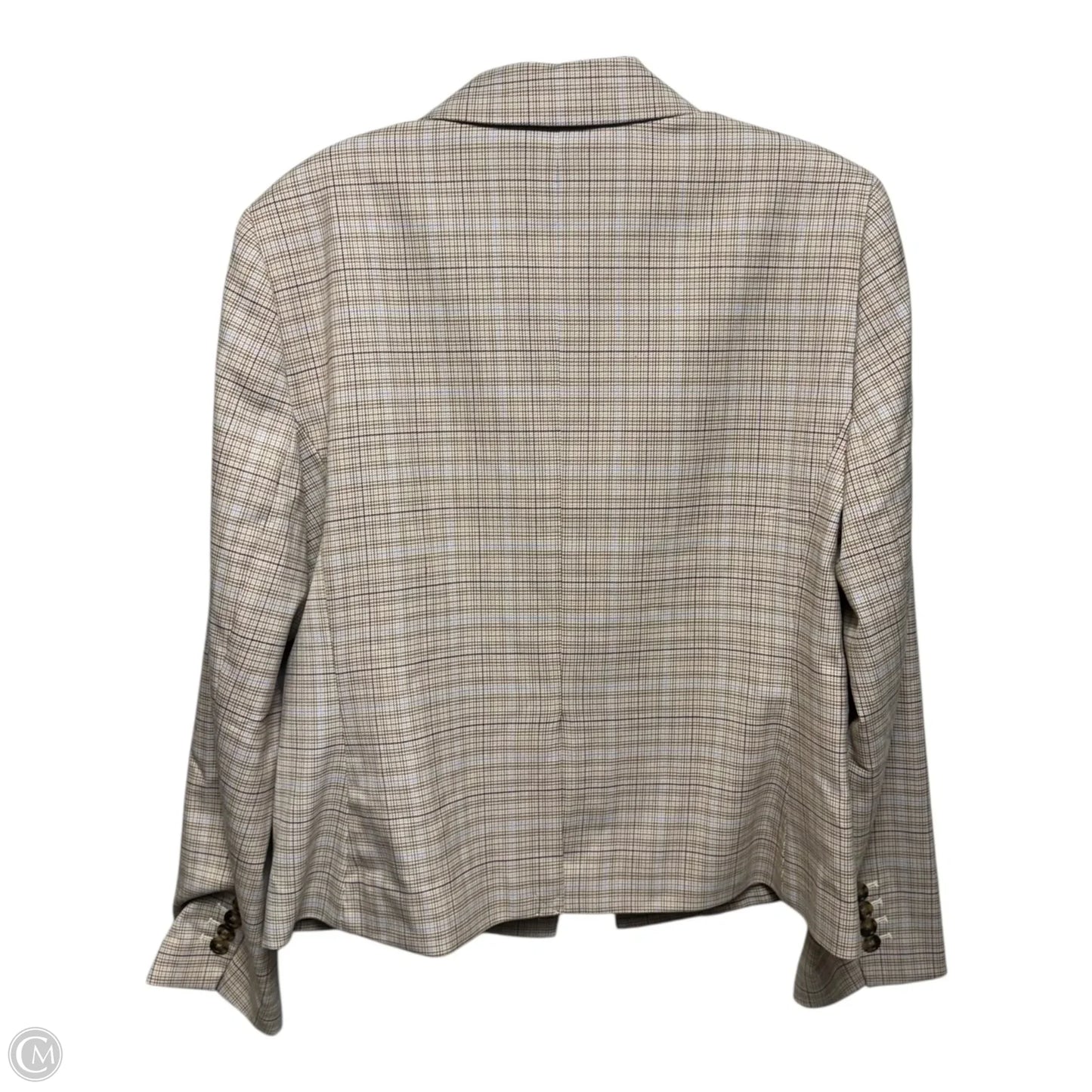 Blazer By Ann Taylor In Plaid Pattern, Size: 6