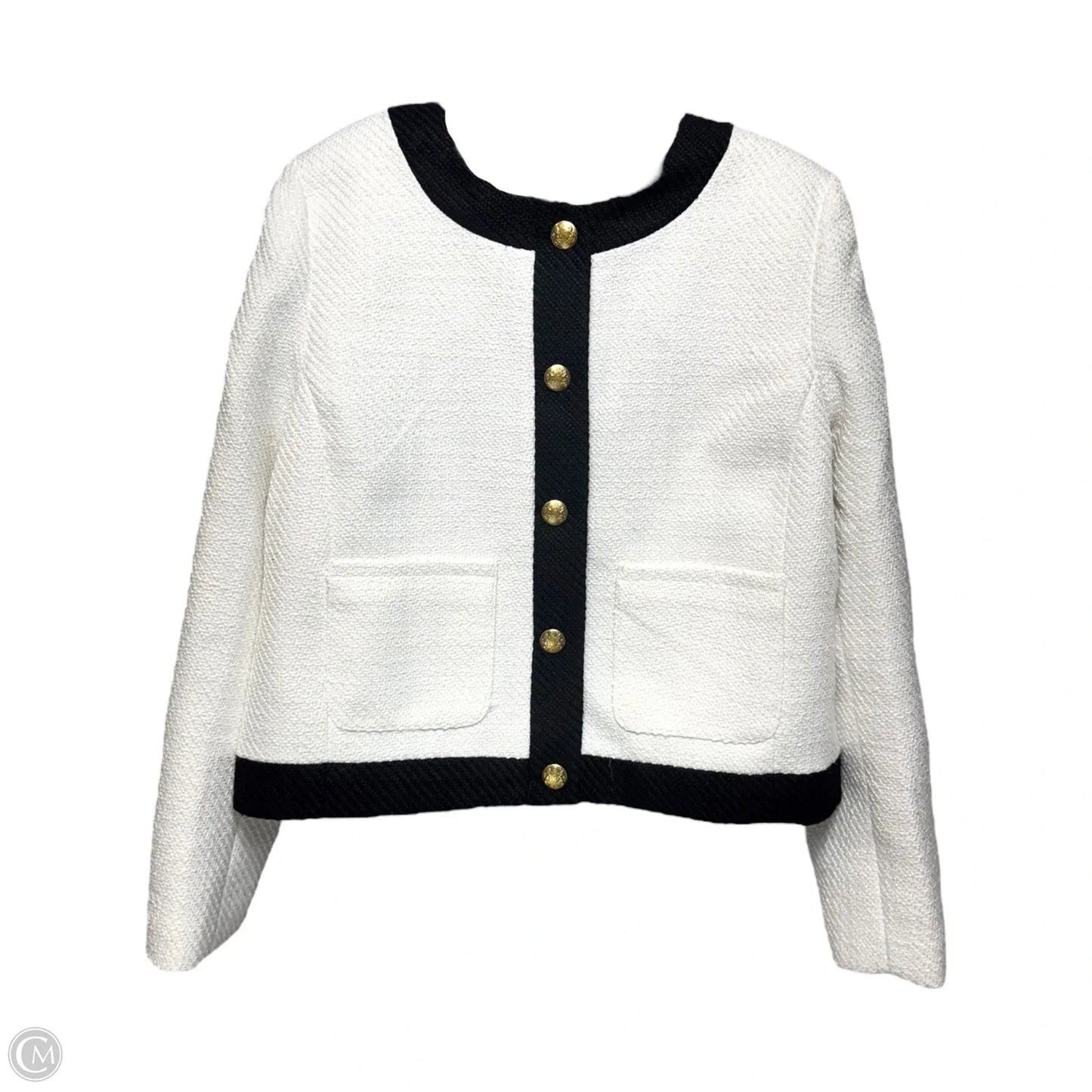 Jacket Other By J. Crew In White, Size: 12