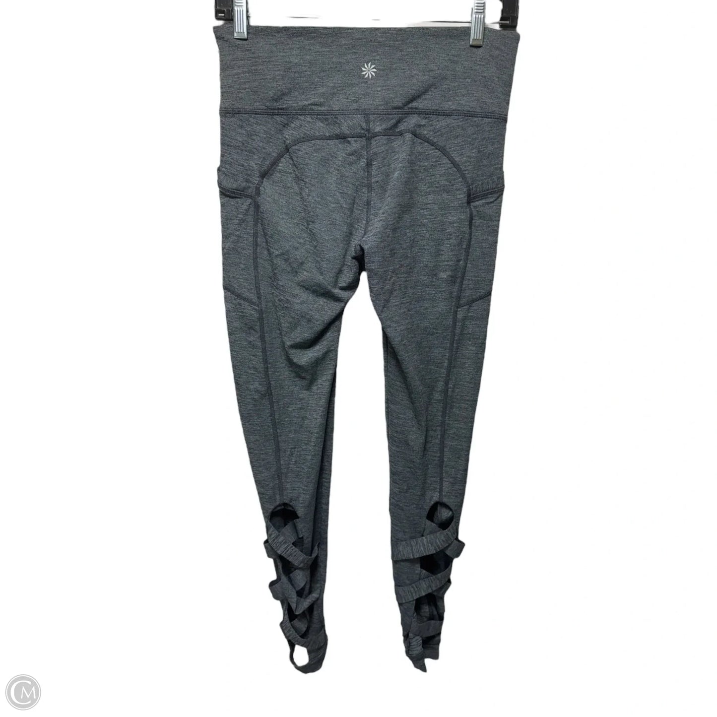 Athletic Leggings By Athleta In Grey, Size: M
