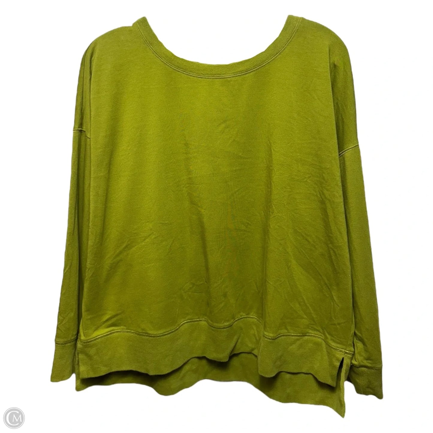 Top Long Sleeve By Eileen Fisher In Green, Size: L