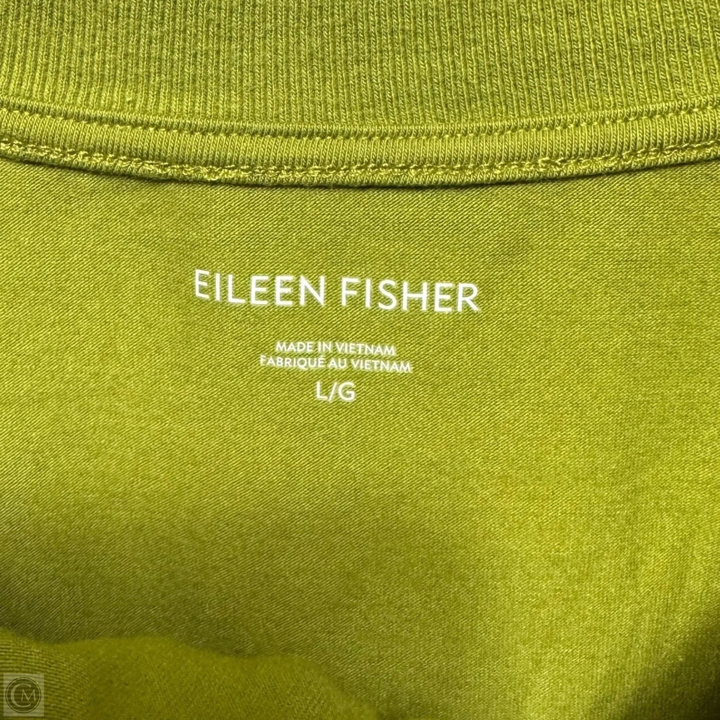 Top Long Sleeve By Eileen Fisher In Green, Size: L