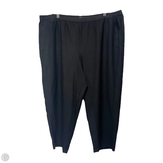 Pants Lounge By Eileen Fisher In Black, Size: Xl