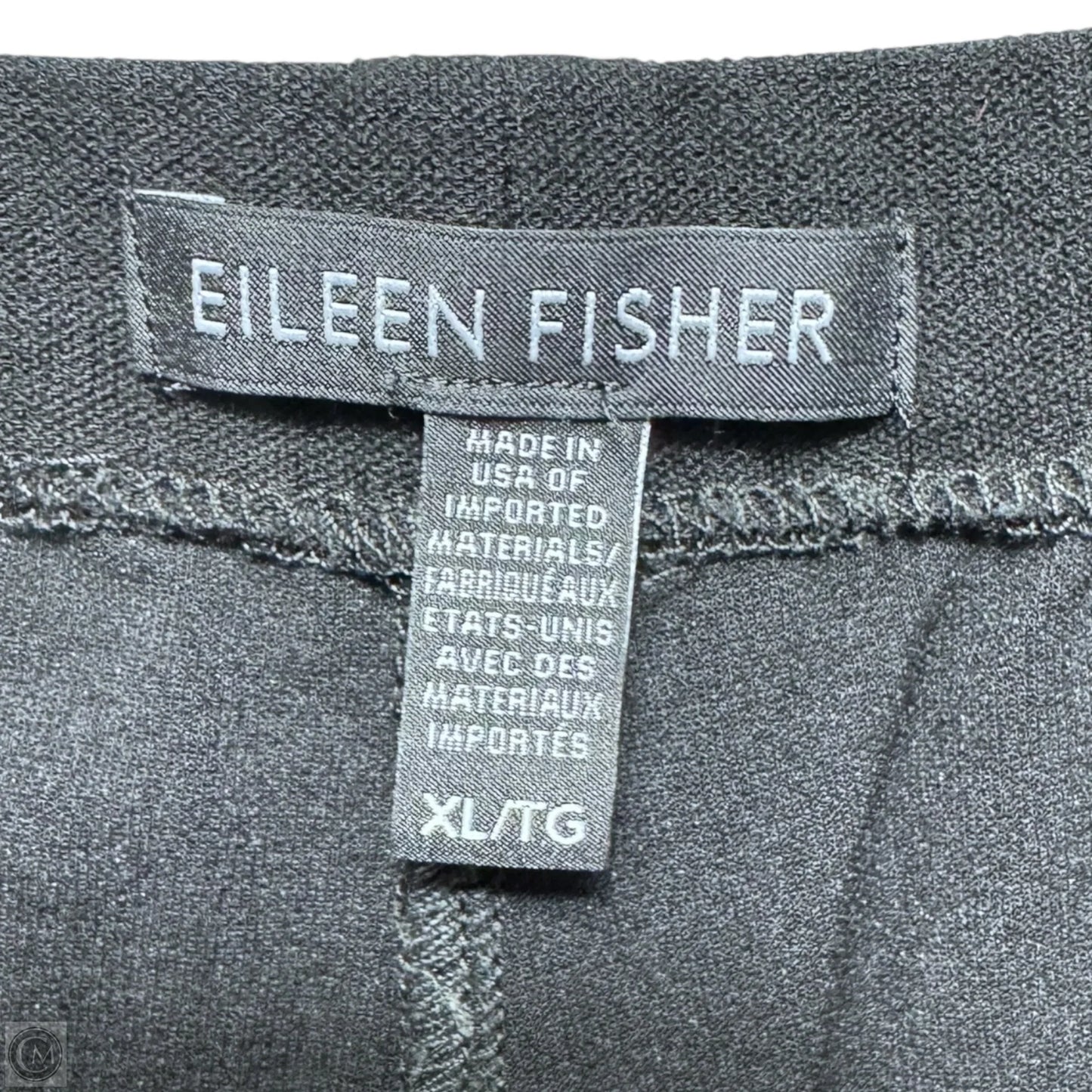Pants Lounge By Eileen Fisher In Black, Size: Xl