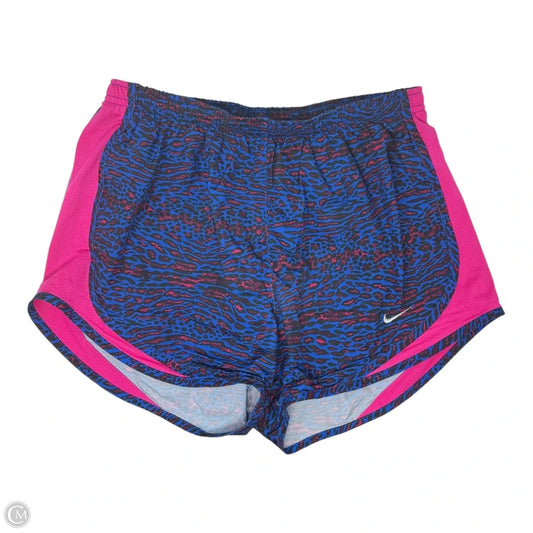 Athletic Shorts By Nike Apparel In Blue & Pink, Size: S