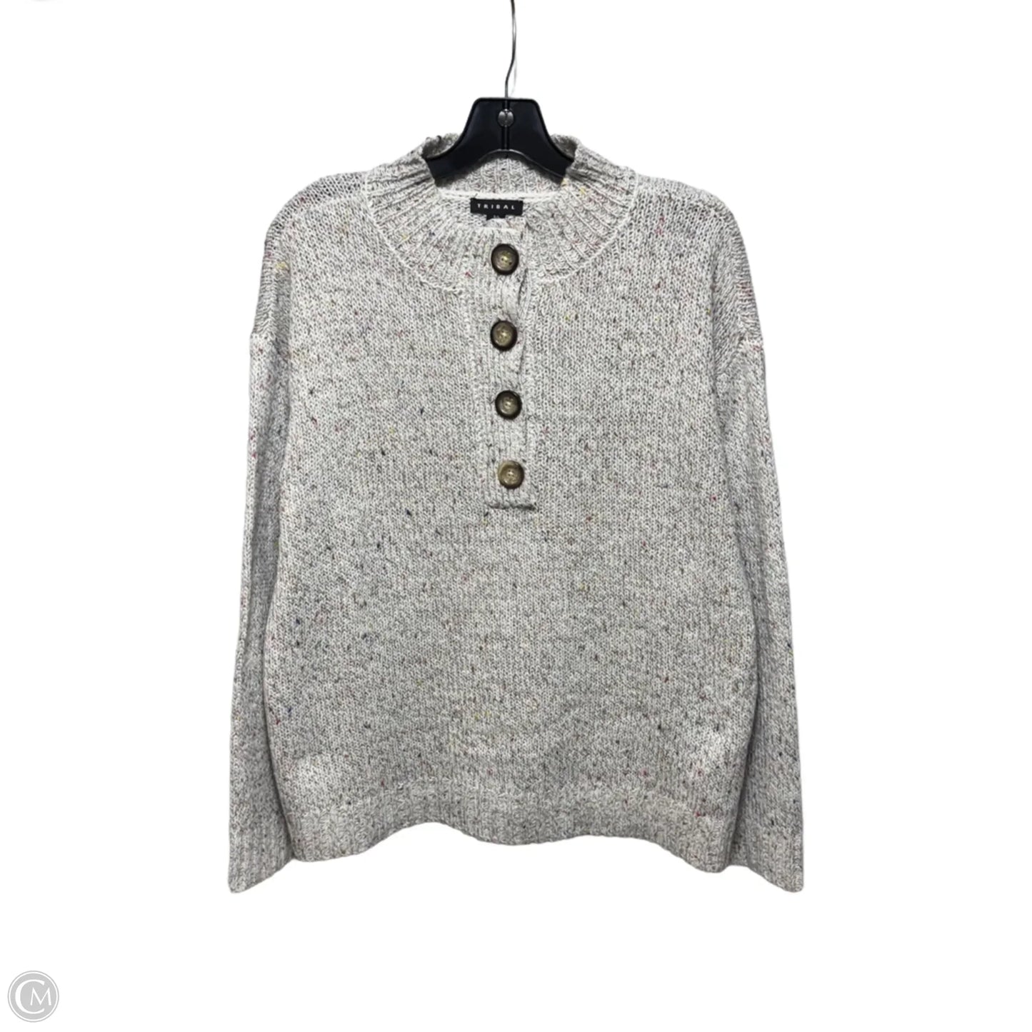 Sweater By Tribal In Multi-colored, Size: L