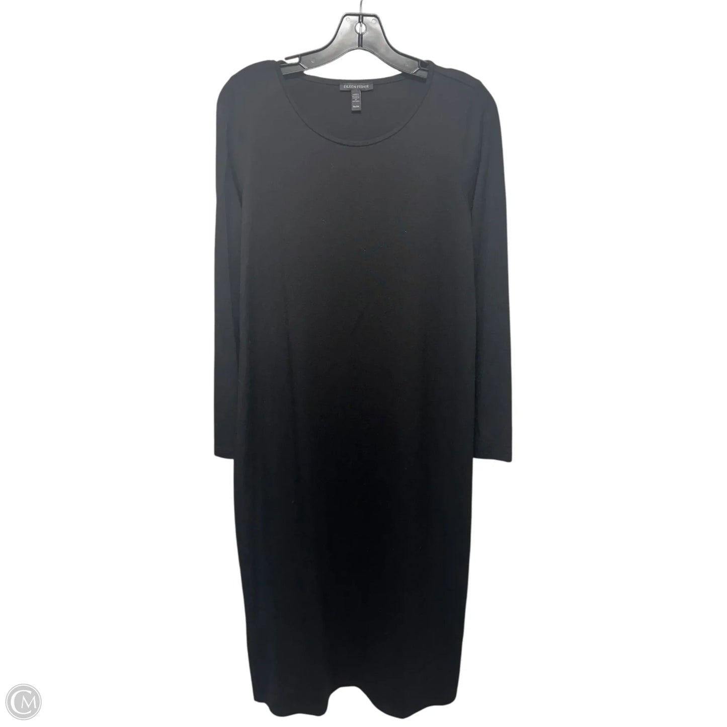 Dress Casual Maxi By Eileen Fisher In Black, Size: Mp
