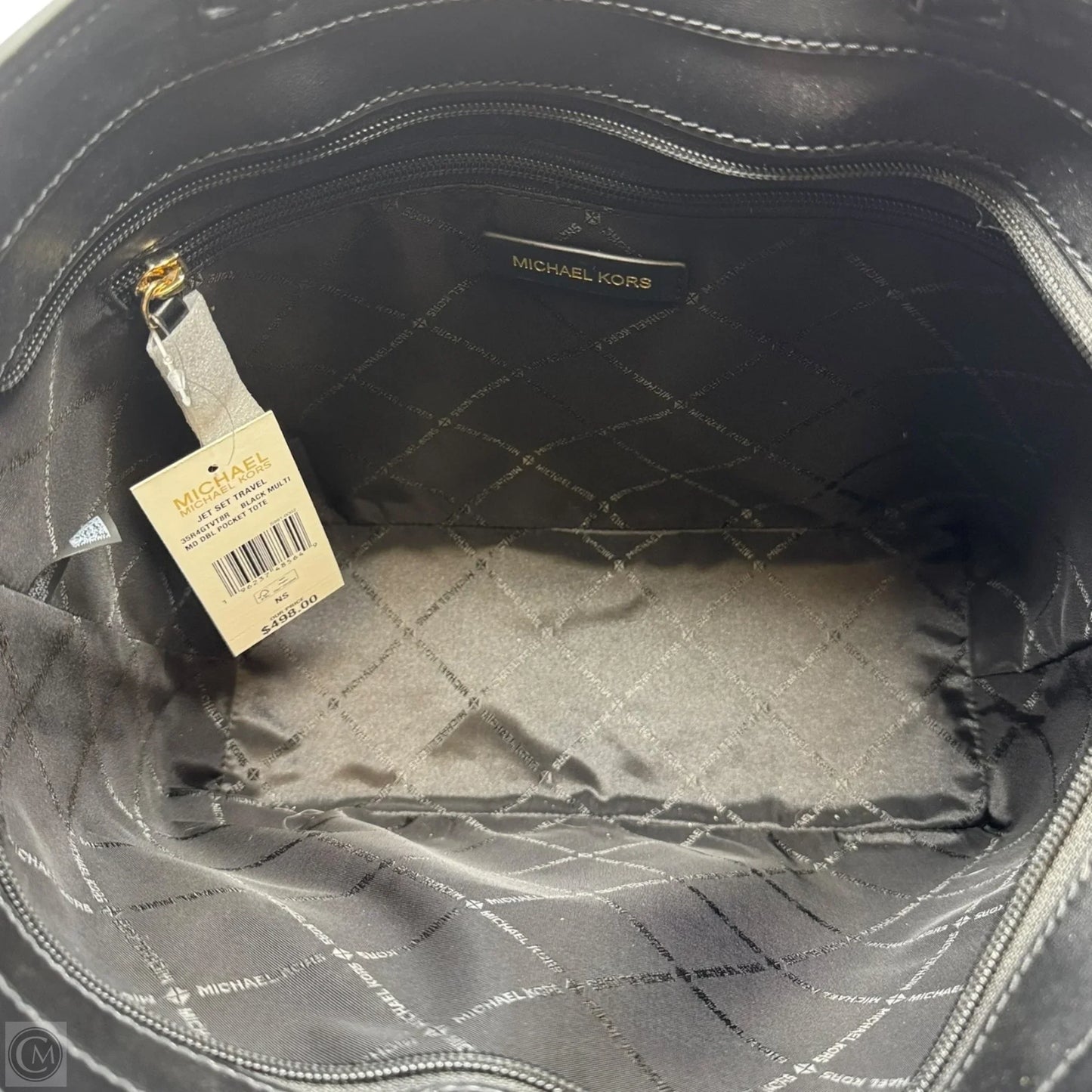 Jet Set Travel Tote Handbag Designer By Michael Kors, Size: Medium