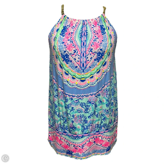 Chain Strap Top Sleeveless Designer By Lilly Pulitzer In Multi-colored, Size: Xl