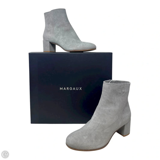 The Boots By Margaux In Grey Suede, Size: 7