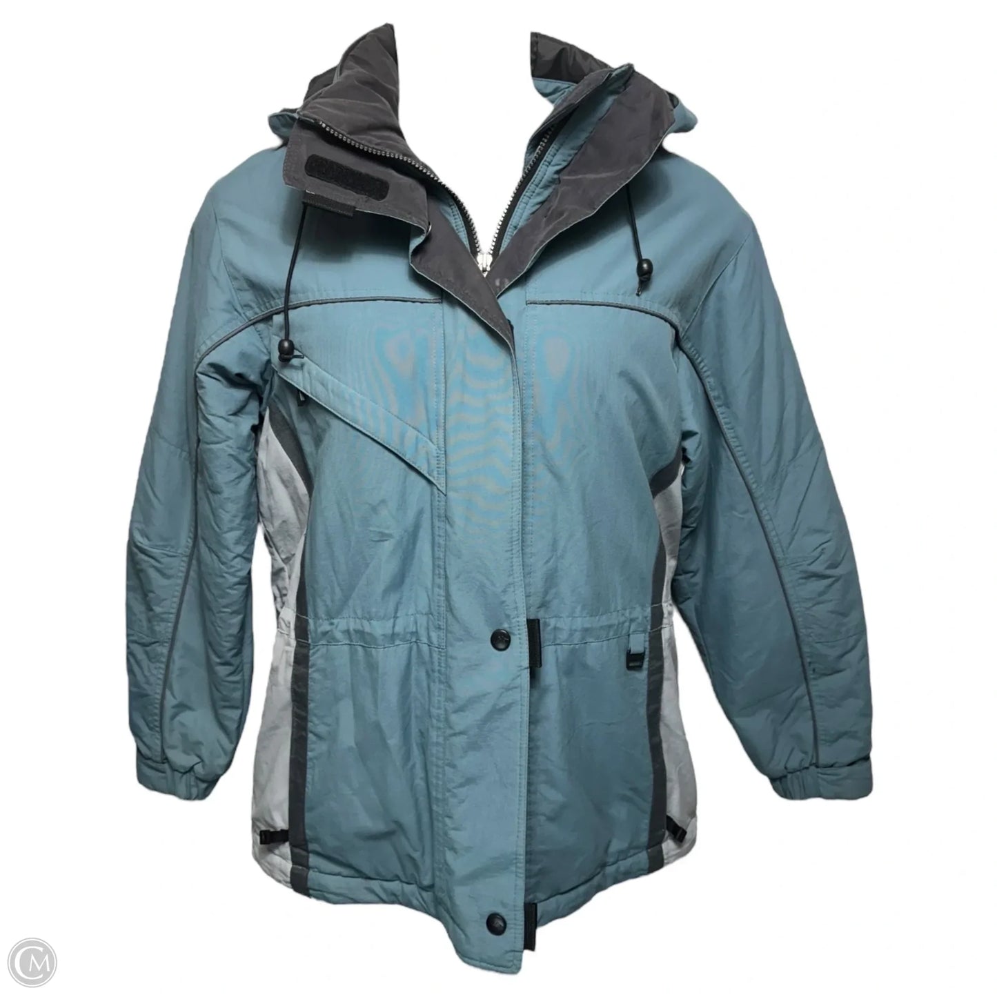Coat Puffer & Quilted By Pacific Trail In Blue, Size: M