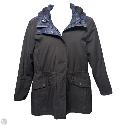Pinnacle 3-in-1 Jacket By Athleta In Black & Blue, Size: XL