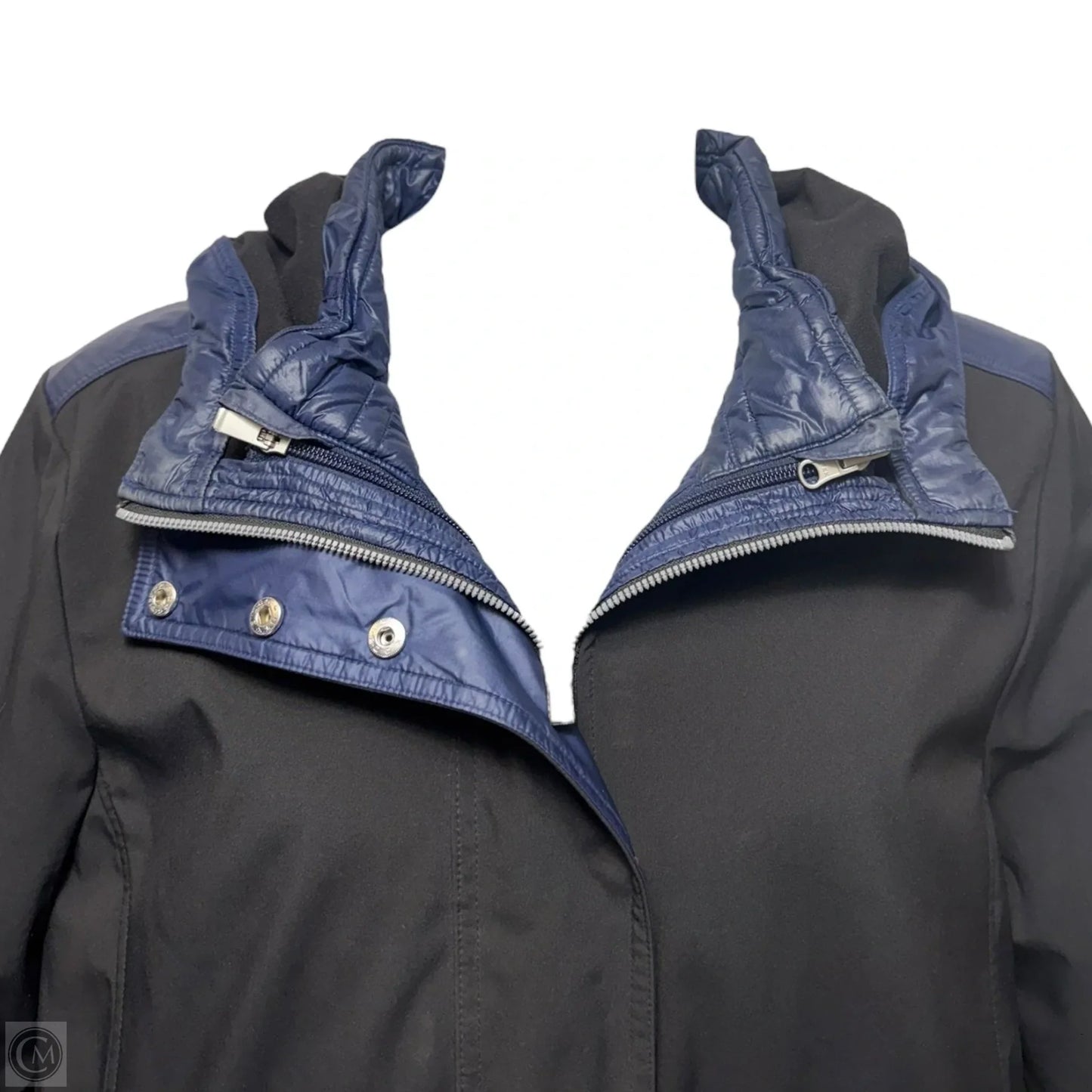 Pinnacle 3-in-1 Jacket By Athleta In Black & Blue, Size: XL