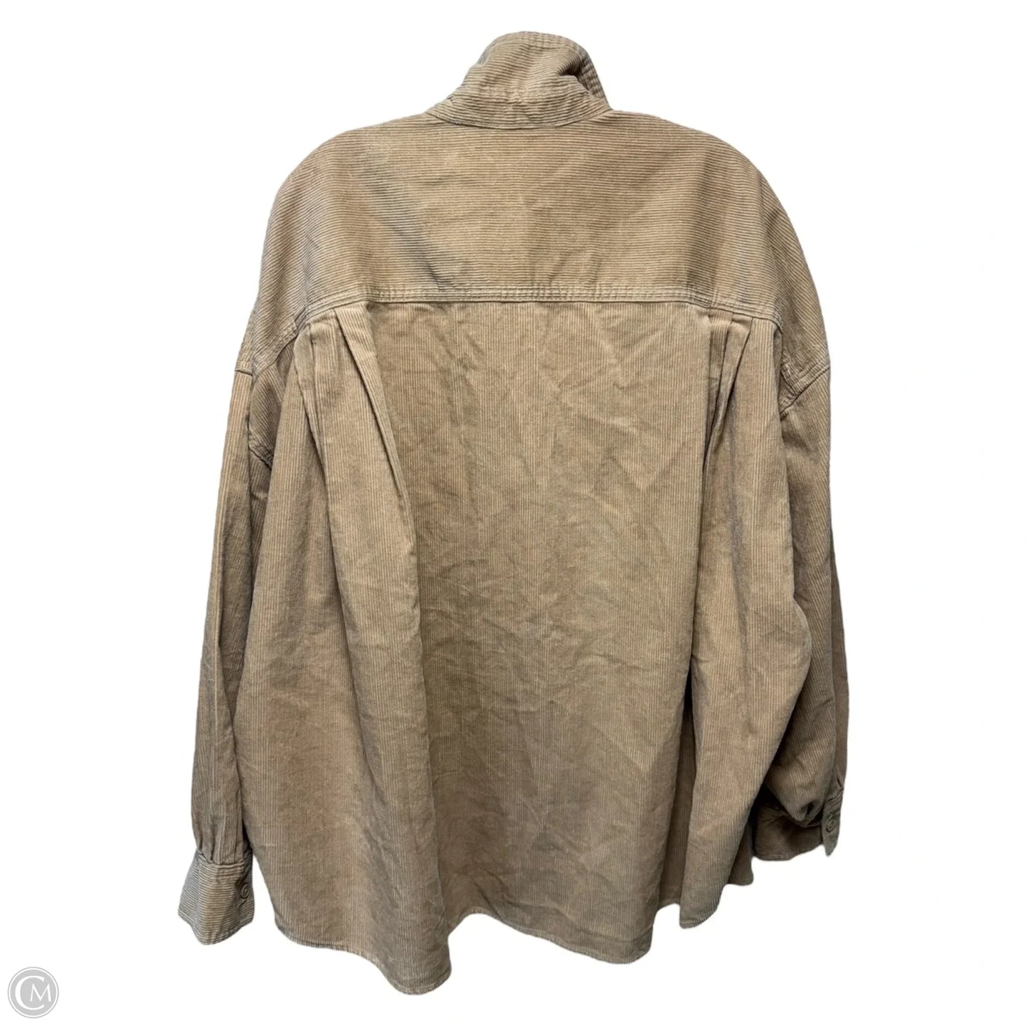 Corduroy Top Long Sleeve By Levis In Tan, Size: XXL