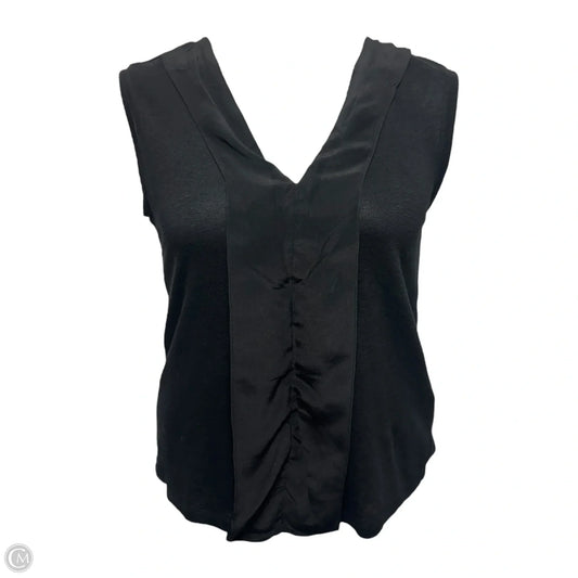 Silk & Linen Top Sleeveless Designer By Sandro, Size: Medium