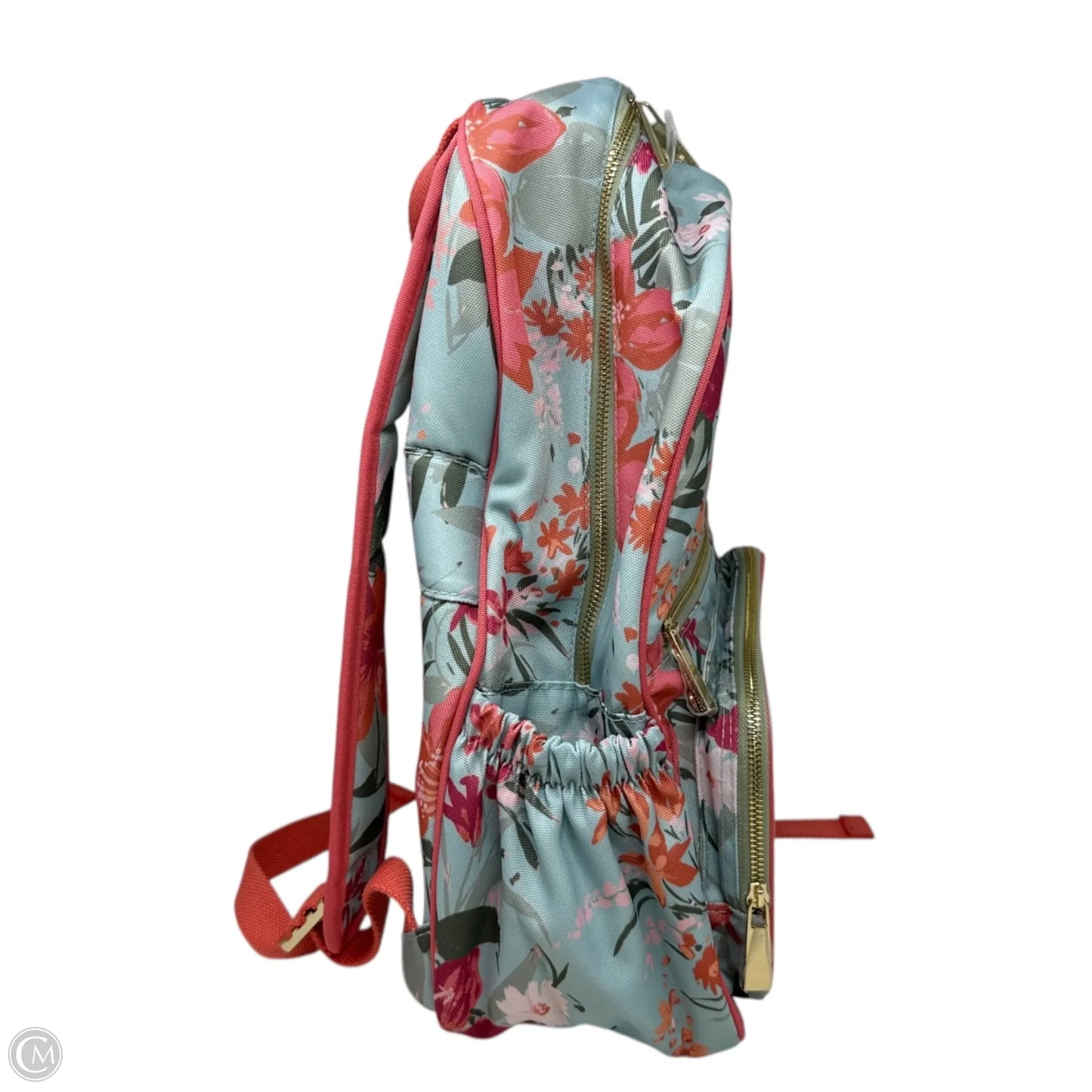 Out & About Tech Backpack In Alljoy Landing Sea Foam By Spartina, Size: Large