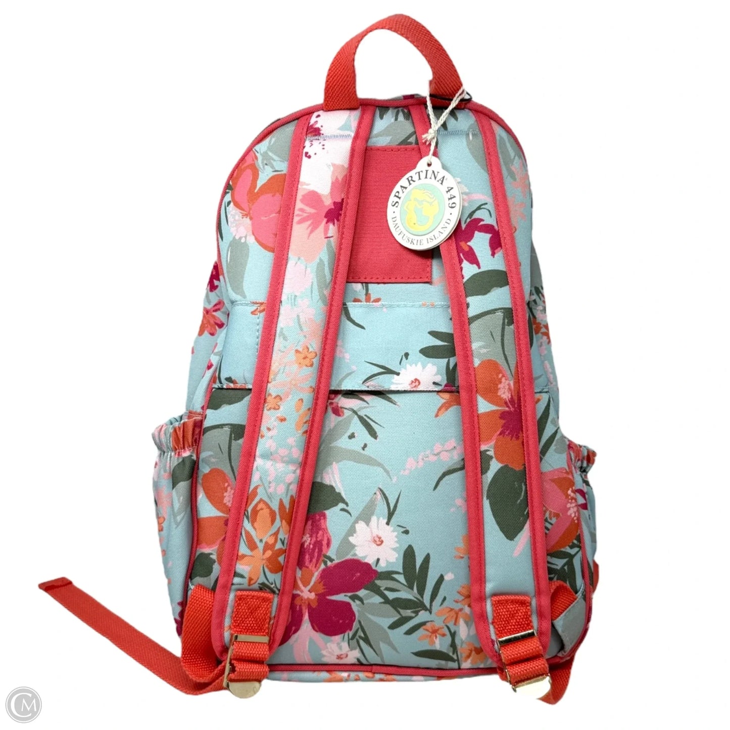 Out & About Tech Backpack In Alljoy Landing Sea Foam By Spartina, Size: Large