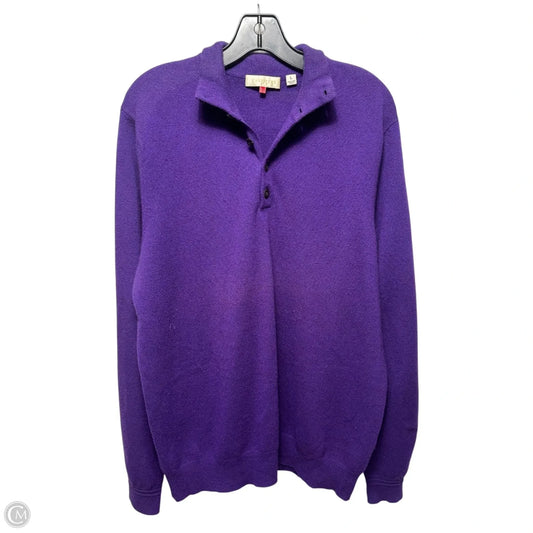 Sweater Cashmere By Uniqlo In Purple, Size: L