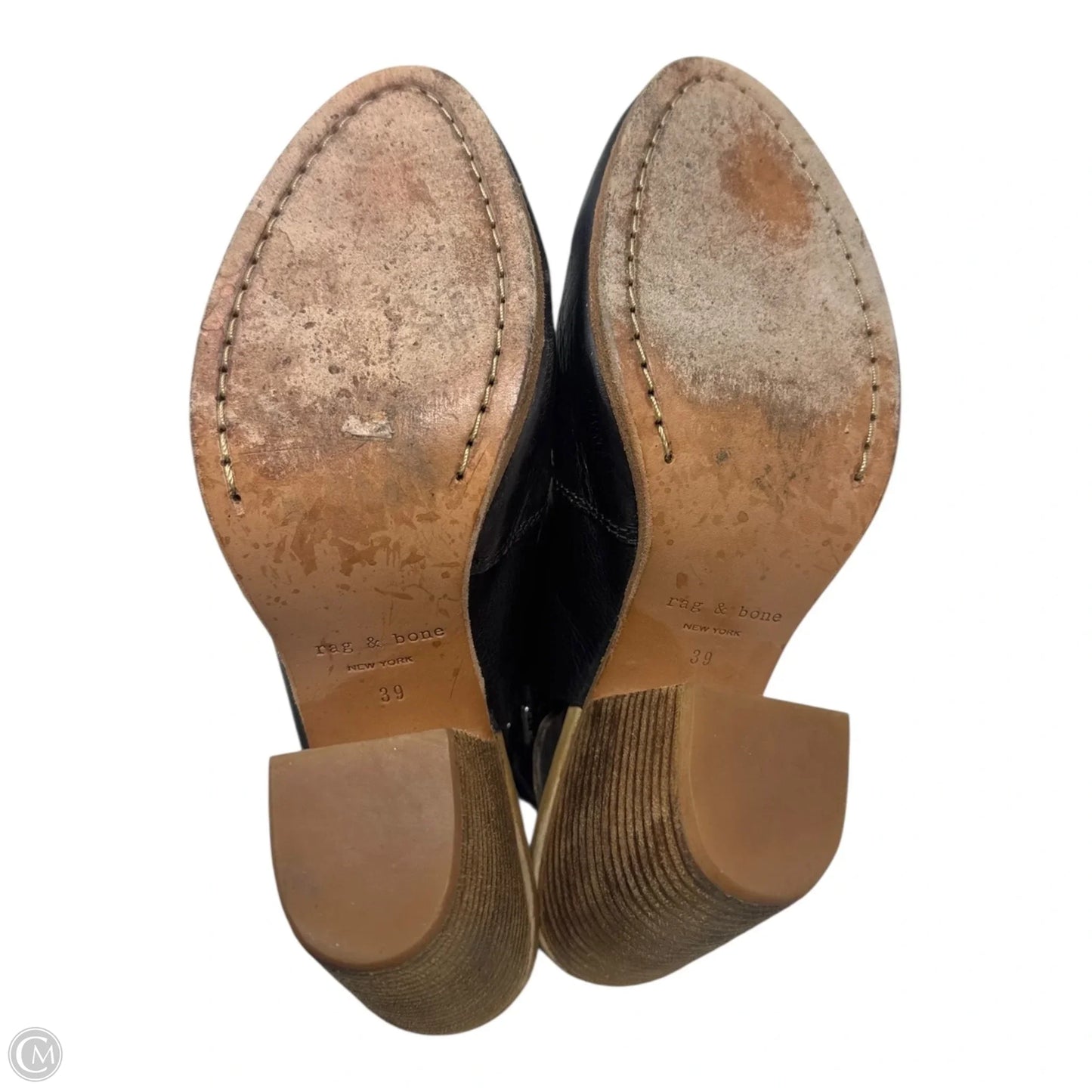 Wyatt Slingback Boots Ankle Heels By Rag And Bone In Black, Size: 8.5