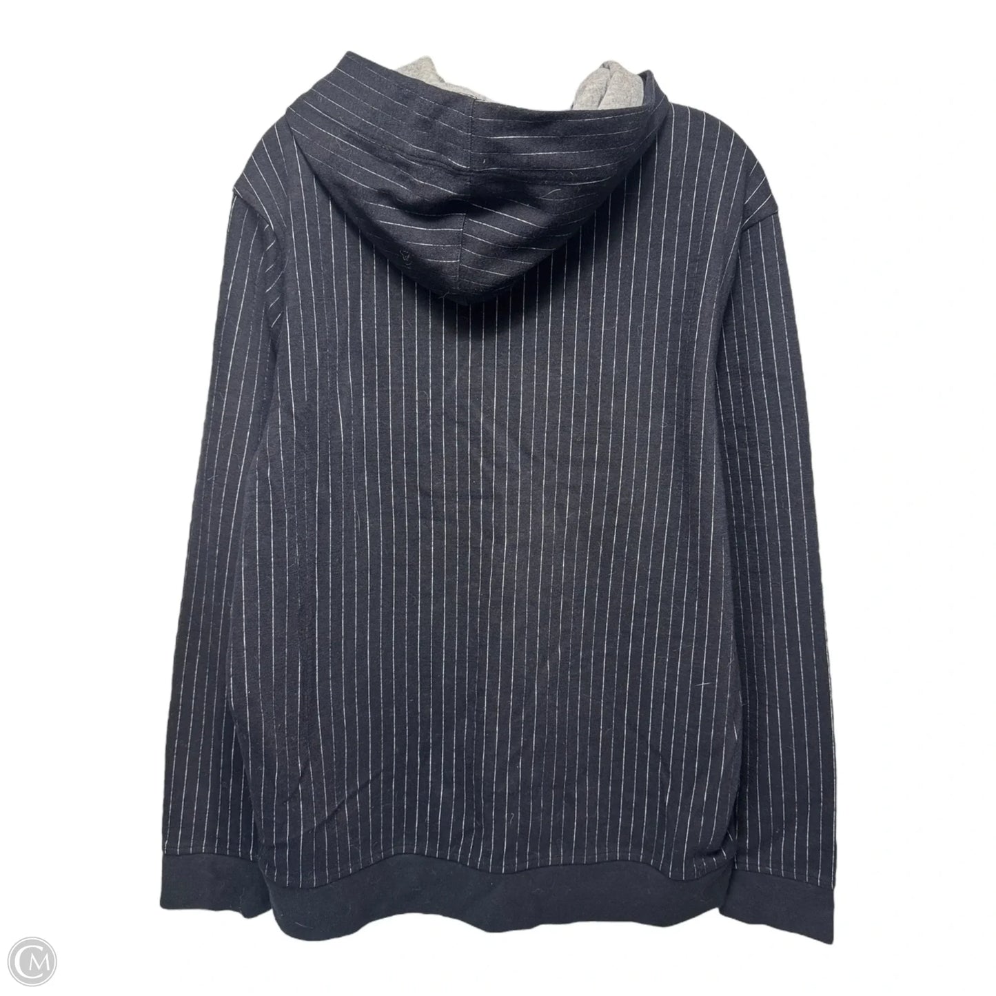 Sweatshirt Hoodie By Vince In Striped Pattern, Size: L