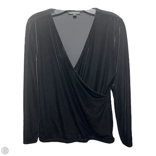 Top Long Sleeve By J. Crew In Black, Size: M